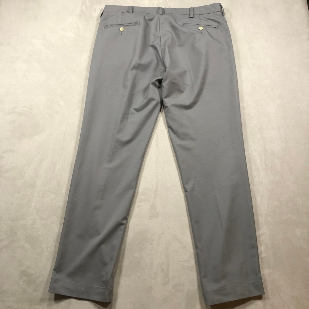 Polo Ralph Lauren Pants Mens 36x32 Gray Chino Slim Straight - Picture 2 of 15